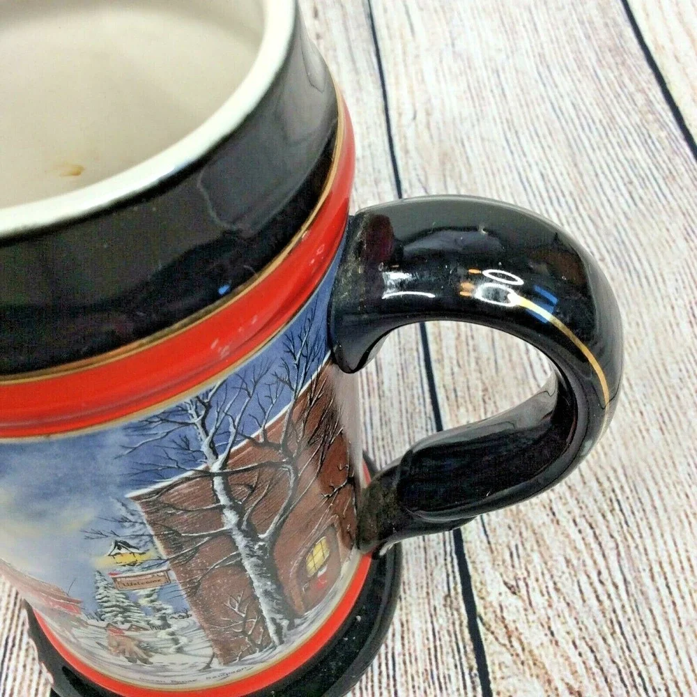 Budweiser holiday stein